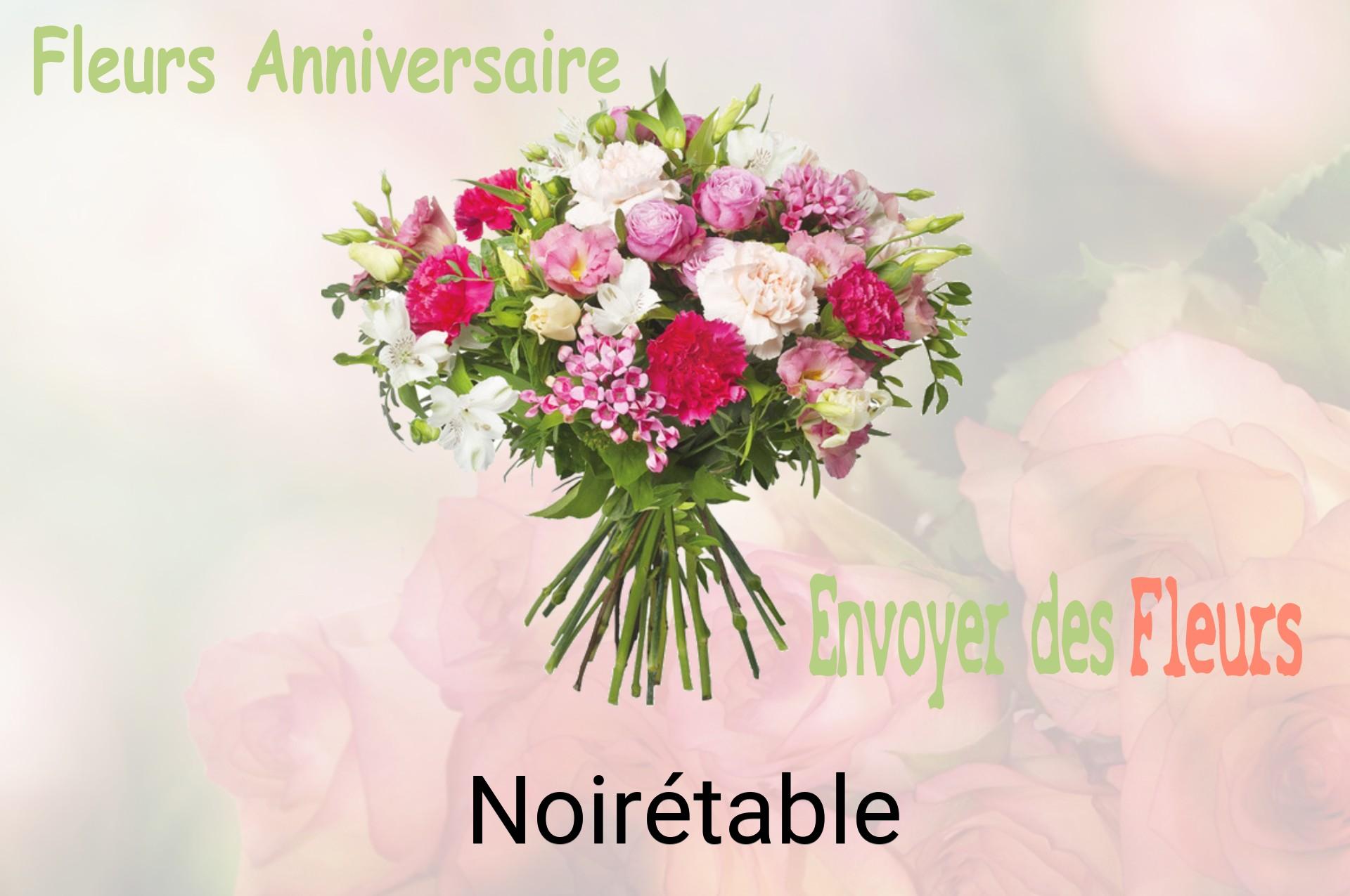 Bouquet de fleurs d’anniversaire livré à Noirétable